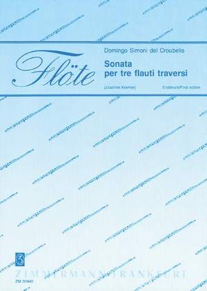 Croubelis, D S d: Sonata