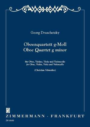 Druschetzky, G: Oboenquartett g-Moll