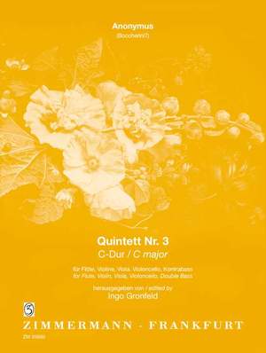 Anonymus (attr. Boccherini): Quintett Nr. 3 C-Dur