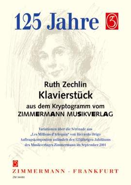 Ruth Zechlin: Klavierstück