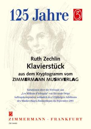 Ruth Zechlin: Klavierstück