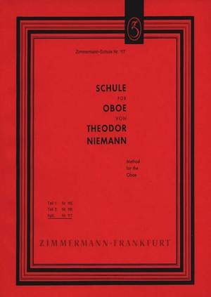 Niemann, T: Method for the Oboe kplt.