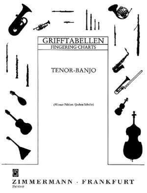 Grifftabelle für Tenor-Banjo