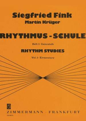 Siegfried Fink: Rhythmus-Schule Heft 1