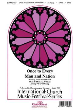 Thomas Williams: Once To Every Man And Nation