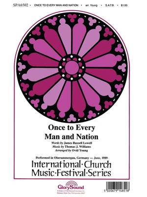 Thomas Williams: Once To Every Man And Nation