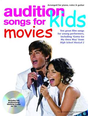 Audition Songs For Kids Movies Presto Sheet Music