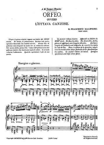 Gian Francesco Malipiero: L'Orfeo