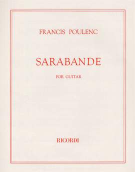 Francis Poulenc: Sarabande