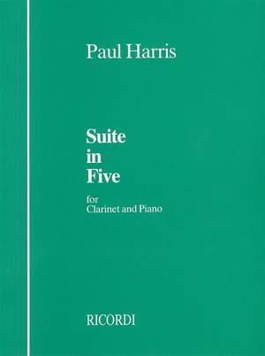 Paul Harris: Suite In Five Cl + Pf