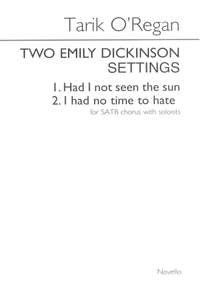 Tarik O'Regan: Two Emily Dickinson Settings