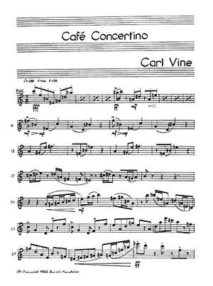Carl Vine: Café Concertino