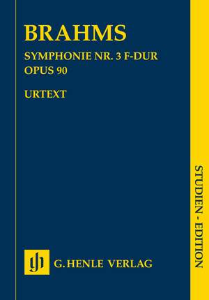 Brahms, J: Symphony No. 3 in F op. 90