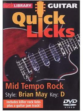Quick Licks For Guitar Brian May Mid Tempo Rock