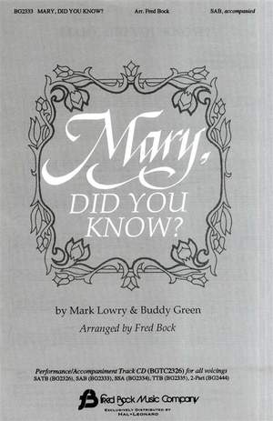 Buddy Greene_Mark Lowry: Mary, Did You Know?