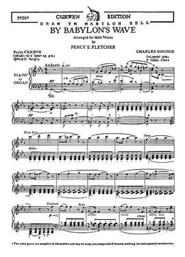 Charles Gounod: By Babylons Wave