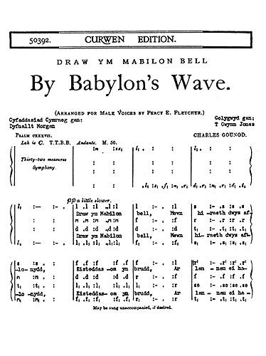 Charles Gounod: By Babylons Wave