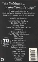 Leonard Cohen: The Little Black Songbook: Leonard Cohen Product Image