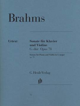 Johannes Brahms: Sonata For Piano And Violin In G Major Op.78