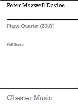 Peter Maxwell Davies: Piano Quartet