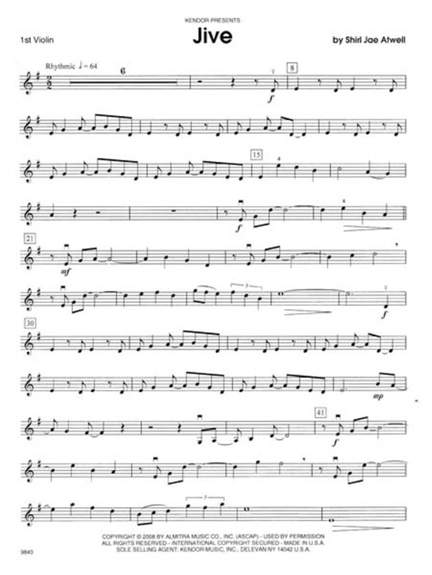 Atwell, S J: Jive E minor