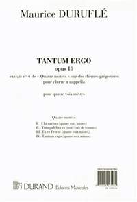 Maurice Duruflé: Quatre Motets: Tantum Ergo Op.10 N.4