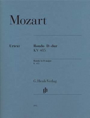 Mozart, W A: Rondo in D major K. 485