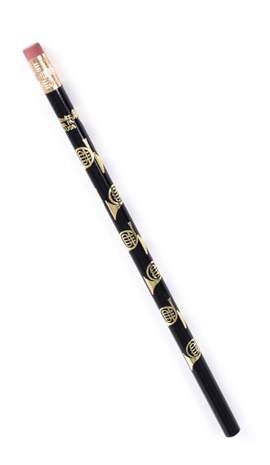 Pencil French Horn Black and Gold