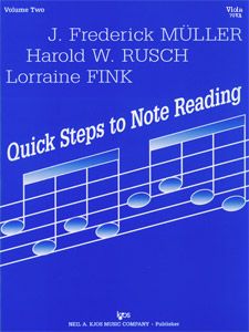 Lorraine Fink_Frank Spinosa_Harold Rusch: Quick Steps To Notereading, Vol 2