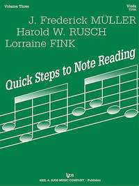 Lorraine Fink_Frank Spinosa_Harold Rusch: Quick Steps To Notereading, Vol 3