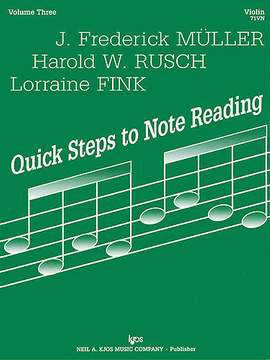 Lorraine Fink_Frederick Muller_Harold Rusch: Quick Steps To Notereading, Vol 3