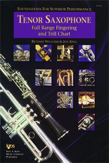 Foundations For Superior Performance Fingering & Trill Chart Tenor Saxophone