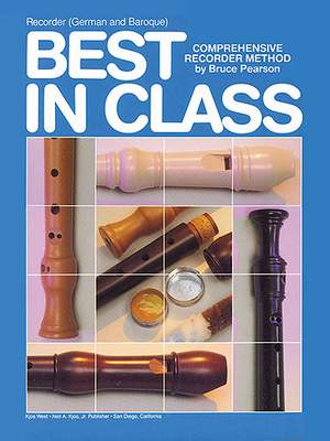 Bruce Pearson: Best In Class Recorder Method
