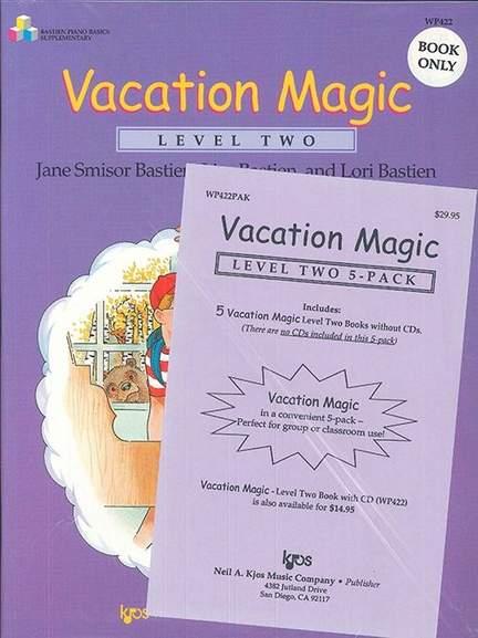James Bastien: Vacation Magic - Level 2 5 Pack