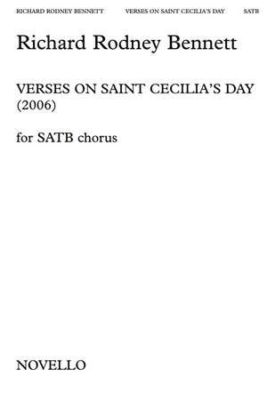 Richard Rodney Bennett: Verses On St. Cecilia's Day