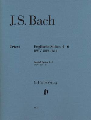 Bach, J S: English Suites 4-6 BWV 809-811