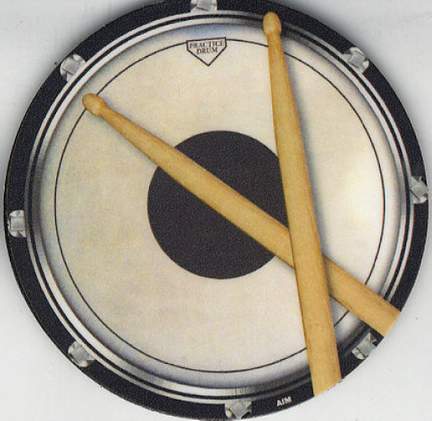 Drinks' Coaster (Circular Drum Practice Pad)