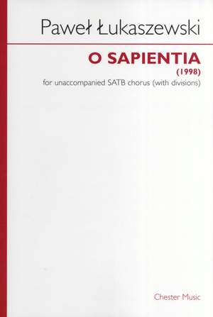 Paweł Łukaszewski: O Sapientia