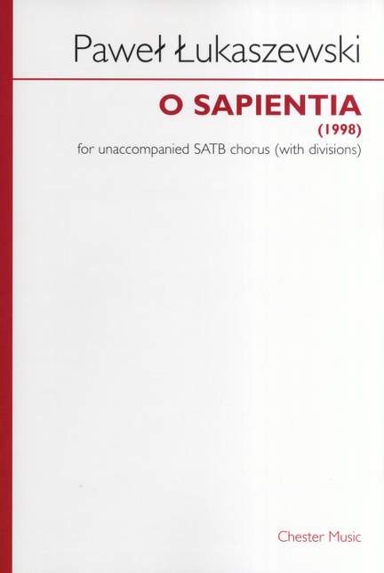 Paweł Łukaszewski: O Sapientia