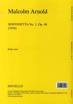 Malcolm Arnold: Sinfonietta No.1 Op.48 Product Image