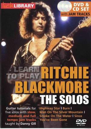 Ritchie Blackmore: Learn To Play Ritchie Blackmore - The Solos