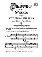 Giuseppe Verdi: Falstaff - Opera Vocal Score Product Image