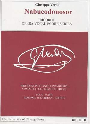 Verdi: Nabucco (Nabucodonosor) (Crit.Ed. English & Italian)