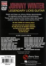 Johnny Winter - Legendary Licks Guitar Product Image