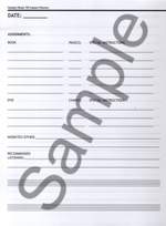 Drum Lesson Planner Product Image