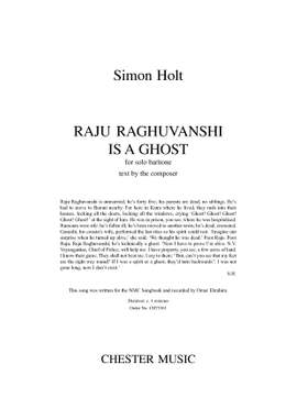 Simon Holt: Raju Raghuvanshi Is A Ghost