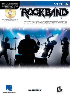 Hal Leonard Instrumental Play-Along: Rock Band (Viola)