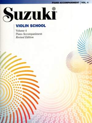 Suzuki Violin School Piano Acc., Volume 4 (Revised)