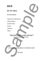 Craig Armstrong: Red For 16 Voices (In Four Movements) Product Image