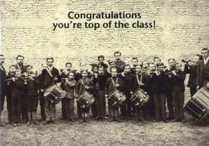 Congratulations Youre Top of Class Greetings Card
